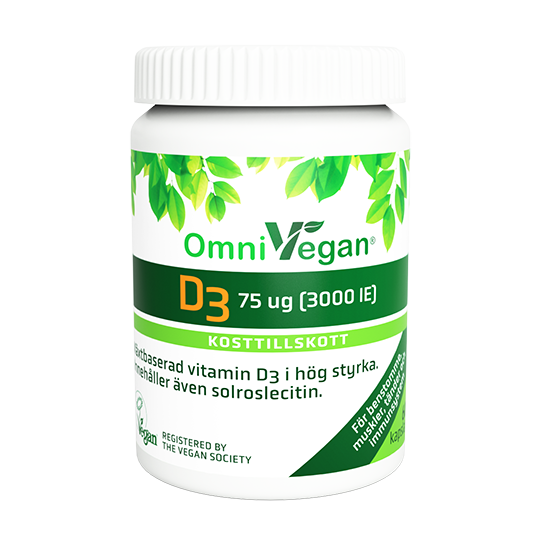 OmniVegan D3, 75 ug, 60 kapsl.